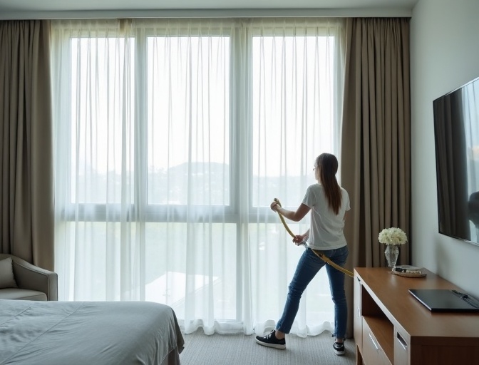 Springwood Sheer Curtain Cleaning